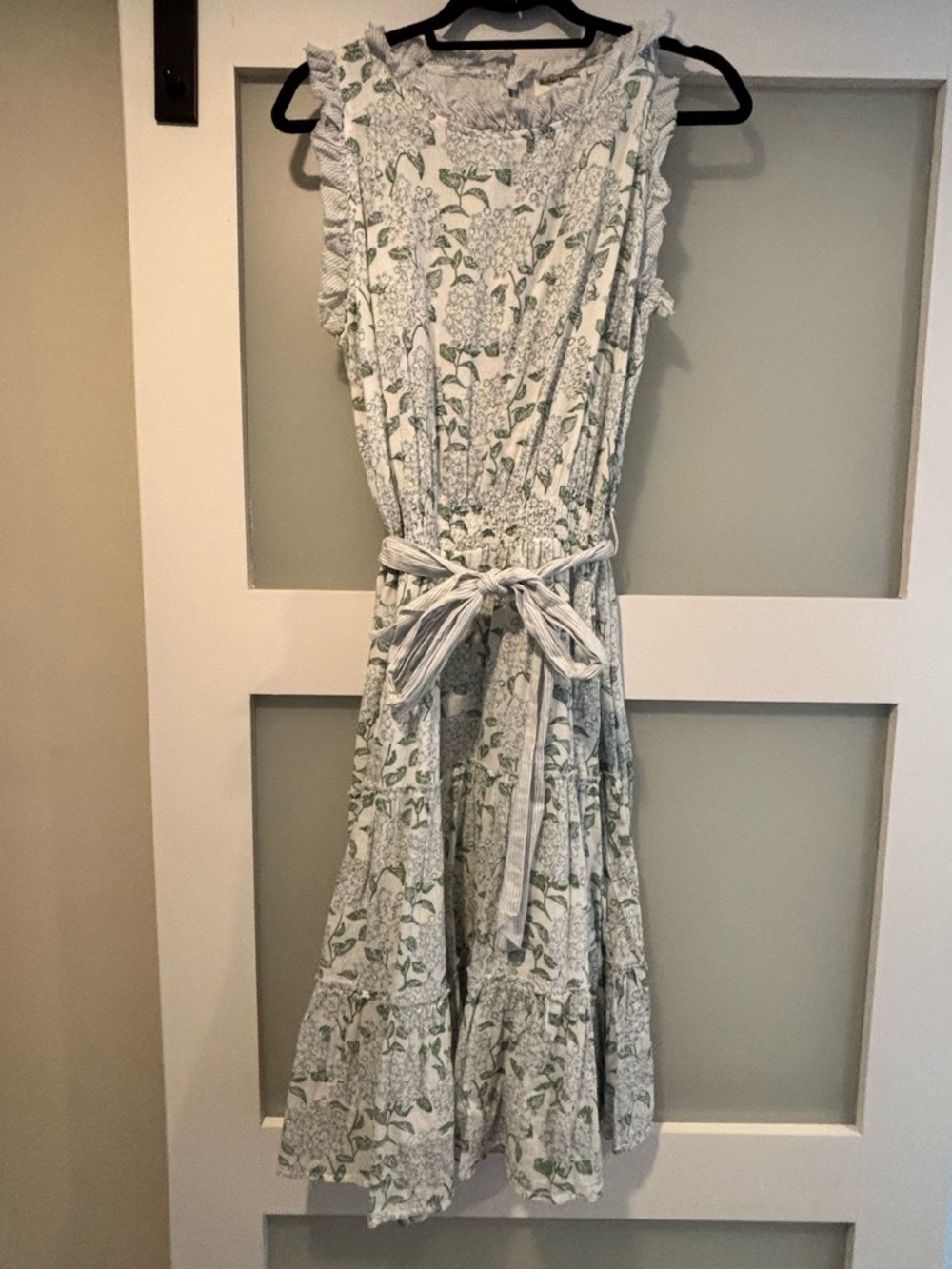 Roller Rabbit x Erica Wilson hydrangea print dress